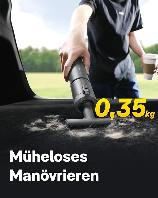 Handstaubsauger Akku, Autostaubsauger, 4-in-1 Staubsauger für Auto