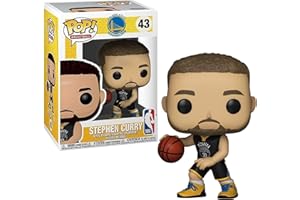 Funko Stephen Curry [Warriors]: NBA x POP! Sports Vinyl Figure & 1 POP! Compatible PET Plastic Graphical Protector Bundle [#043 / 34449 - B]