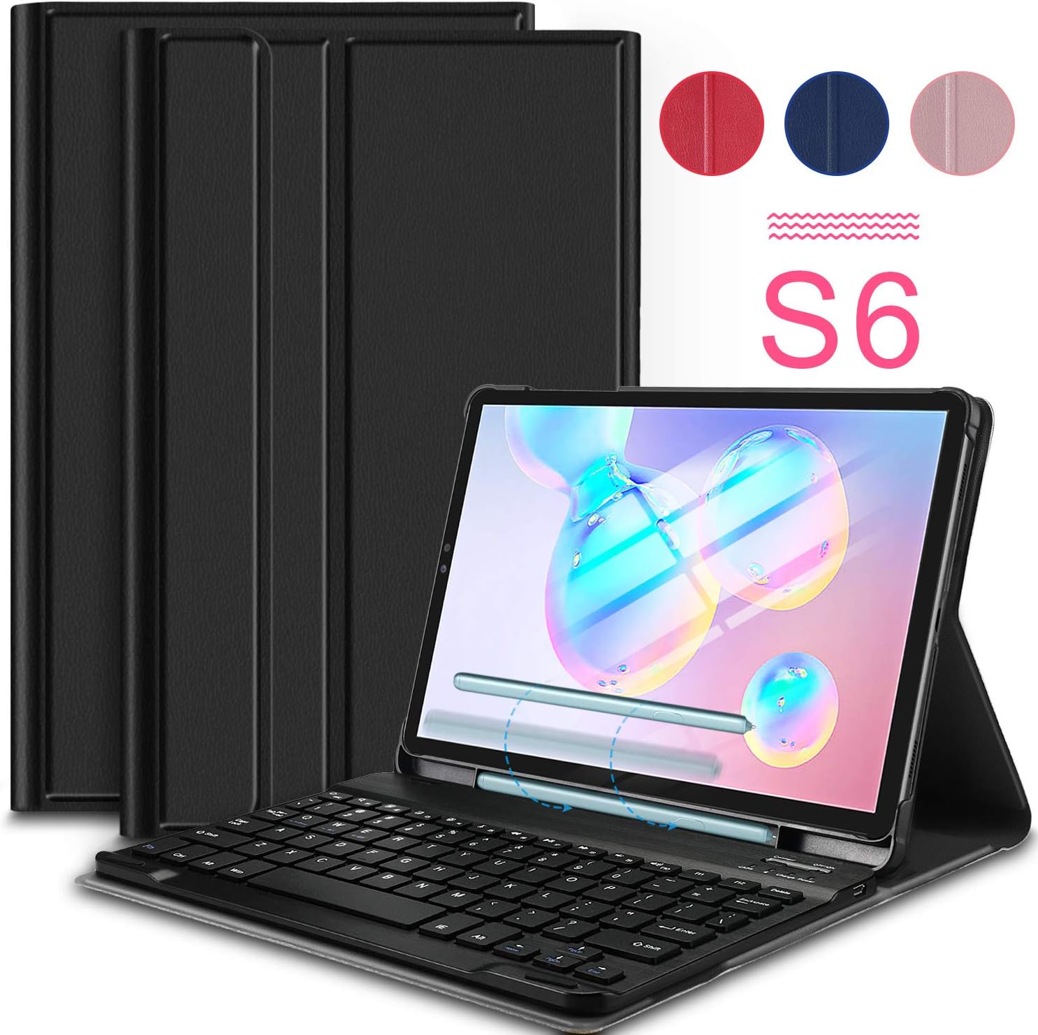 Amazon Com Ivso Keyboard Case For Samsung Galaxy Tab S6 10 5 Inch