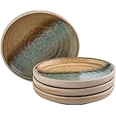 UNICASA Appetizer Plates,Dessert Plates Ceramic,5 inch Dipping Dish,Set of 4,Japanese Small Plate