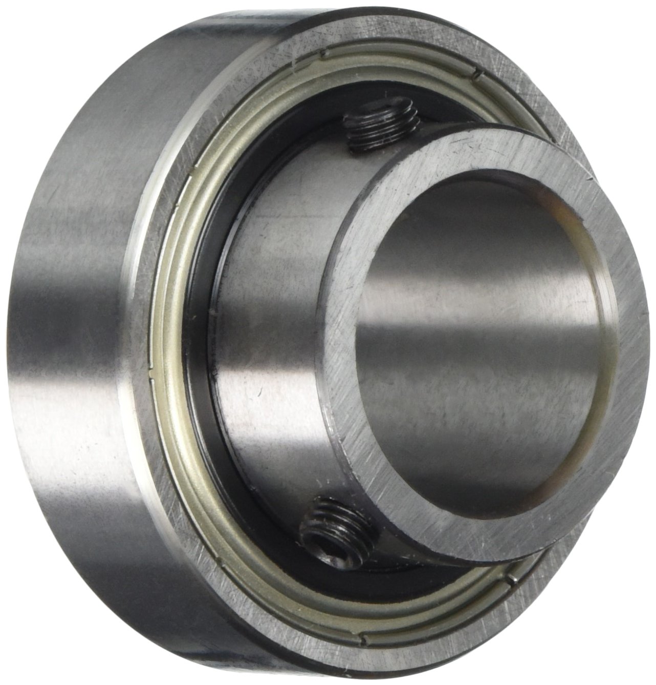 RHP 1125-25 1100G Self Lube Bearing Insert with Parallel Outer Diameter and Integral Set Screw Lock, 15.00mm x 25mm Ø x 52.000mm Ø