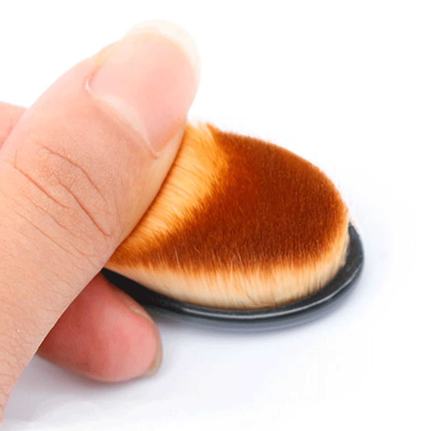 JPNK Oval Toothbrush Style Synthetic Powder Foundation Cream Makeup Brush (5 Pieces): Beauty