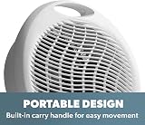 Daewoo 2000W Upright Fan Heater with Thermostat and Safety Cut Out view 3
