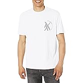Armani Exchange Mens Overlap Chest Logo Tee
