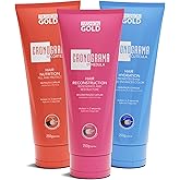 CRONOGRAMA CAPILAR, 3-SECOND HAIR FIX, Hair Mask for Damaged Hair, Deep Conditioning Hair Mask, Tratamiento para Cabello Seco y Maltratado, Deep Conditioner for Dry Damaged Hair, Frizz-Free