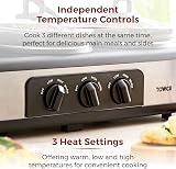 Tower T16015 Three Pot Slow Cooker with Independent Controls 4.5L Stainless view 3