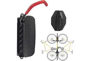 UmeHome Swivel Bike Wall Mount, Bike Hangers for Garage, Space-Saving Bike Storage, Sturdy Bicycle Rack Can Holds Up to 77 lbs, Easy Install, 1 Pack
