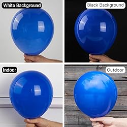 PartyWoo Persian Blue Balloons, 140 pcs Dark Blue