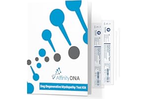 AffinityDNA Dog Degenerative Myelopathy (DM) DNA Test | Home Sample Collection Kit for 1 Canine | Puppy DM Testing | Results in 7 Working Days | A Complete Kit with No Extra Fees