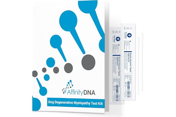 AffinityDNA Dog Degenerative Myelopathy (DM) DNA Test | Home Sample Collection Kit for 1 Canine | Puppy DM Testing | Results