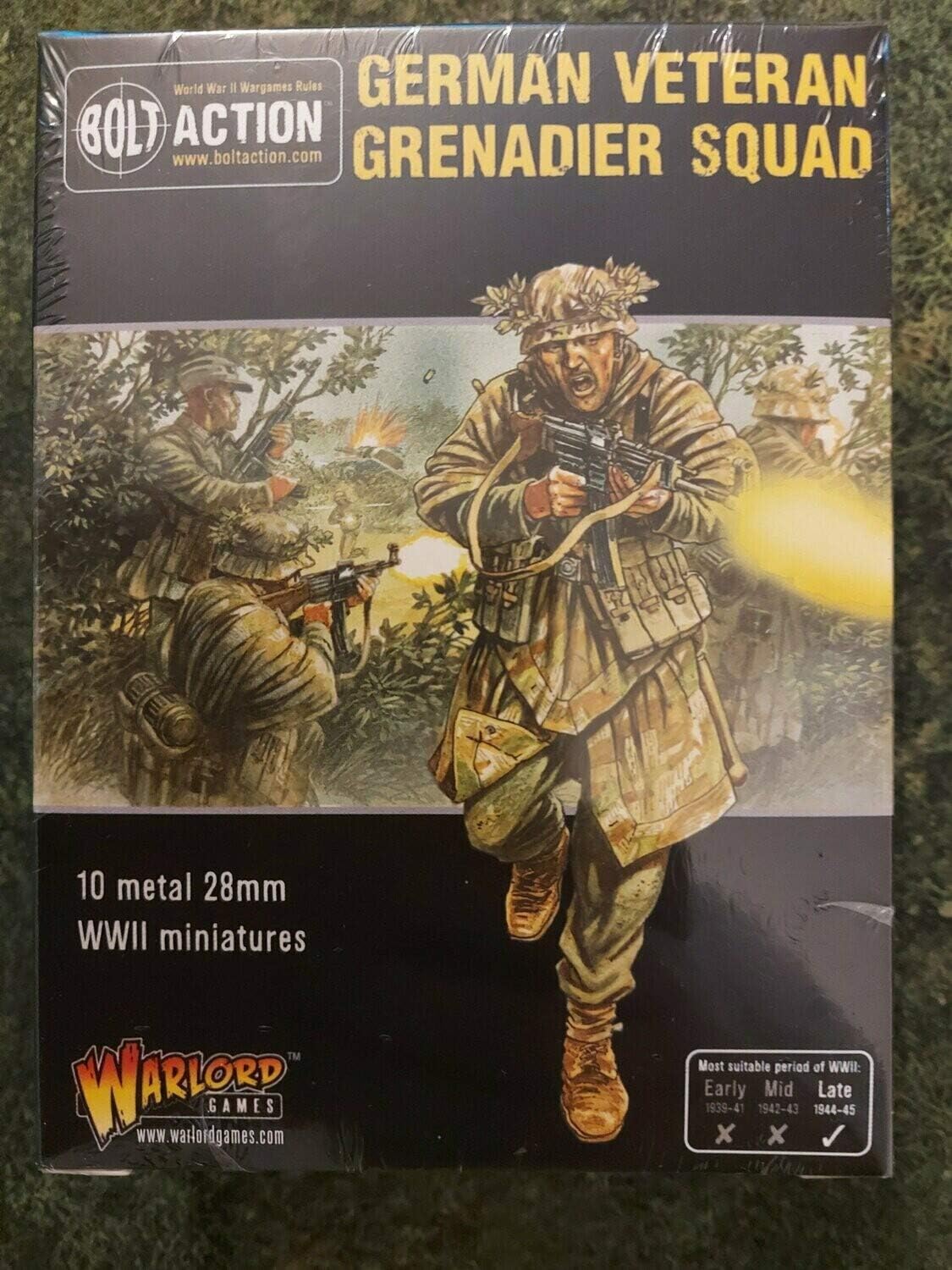 Bolt ActionGerman Veteran Grenadier Squad - Late WWII Infantry - Warlord Games