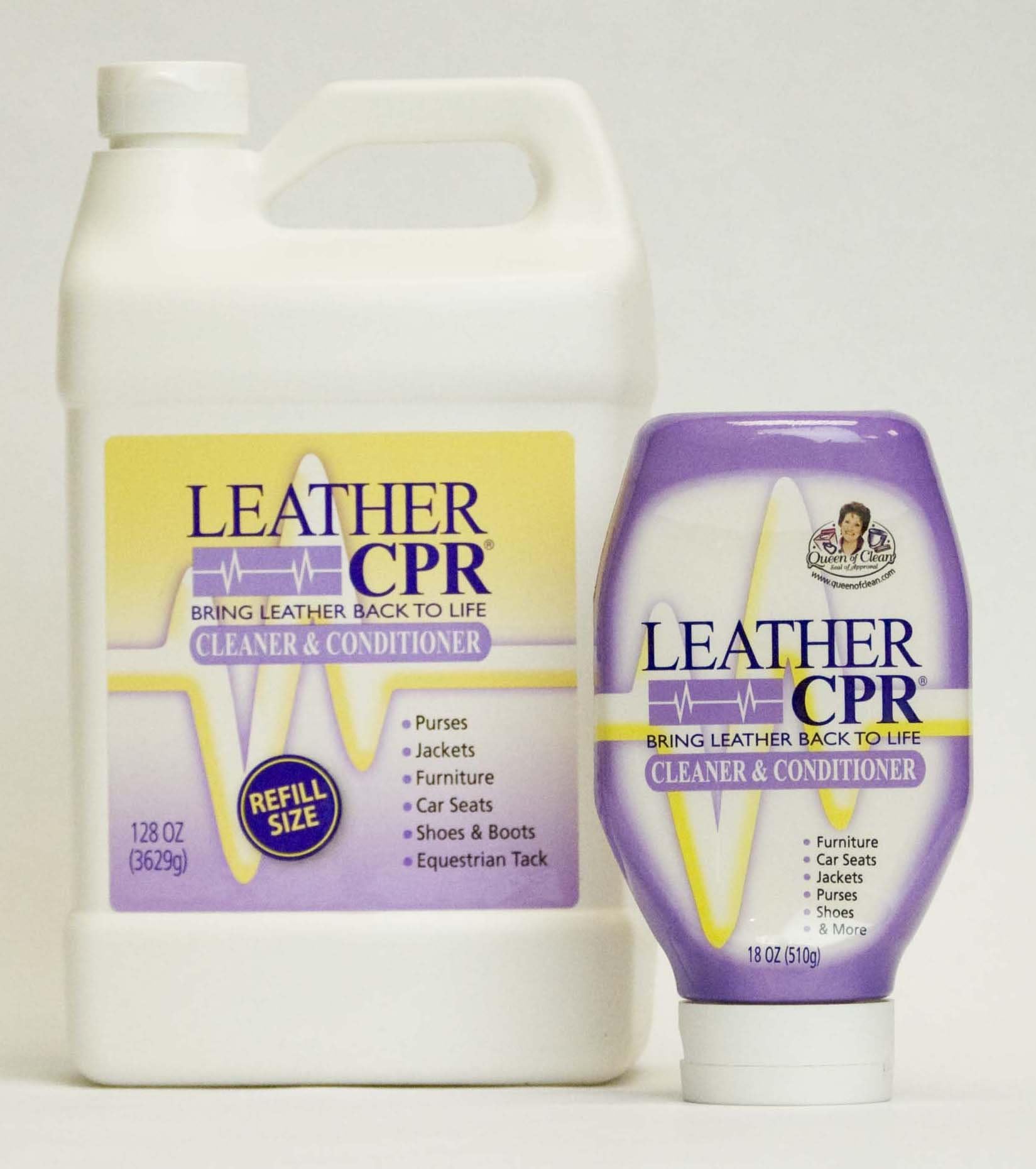 Leather CPR Cleaner & Conditioner Combo, 18 Ounce and 128 Ounce