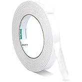 Double Sided Fabric Tape, Heavy Duty Super Sticky Double Sided Tape for Clothes Body Clothing Carpets, Adhesive No Iron Curta