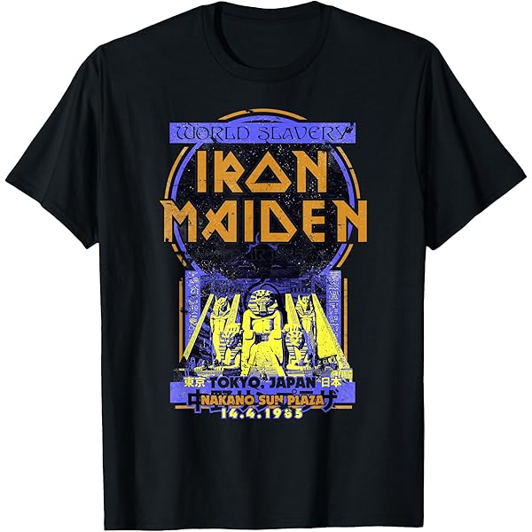 Amazon.com: Iron Maiden World Piece Tour '84 V.1. : Clothing