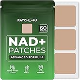 NAD Patches for Women & Men | NAD+ Patch for Energy & Healthy Aging | with CoQ10 & Nicotinamide | 60 Day Supply