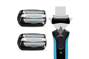 VIDSA 2 Pack 32B S3 Electric Replacement Shaver Head for Series 3 Shaving Razors, Compatible with S3 3040s 3080s-4 370cc 3070cc 3000s 3010, 3090cc Etc.