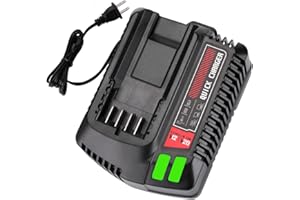 RATULIE 20V Battery Charger CMCB104 Replacement for Craftsman V20 Battery Charger CMCB104 CMCB124 Compatible with Craftsman 20V Battery CMCB201 CMCB202 CMCB204 CMCB205 CMCB206 CMCB209