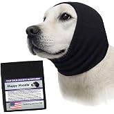 Happy Hoodie The Original Dog &amp; Cat Calming Band for Noise &amp; Anxiety Relief | 2008 US brand. Compression fabric, soft &amp; stretchy, reduces noise &amp; eases stress during storms, fireworks, grooming and more!