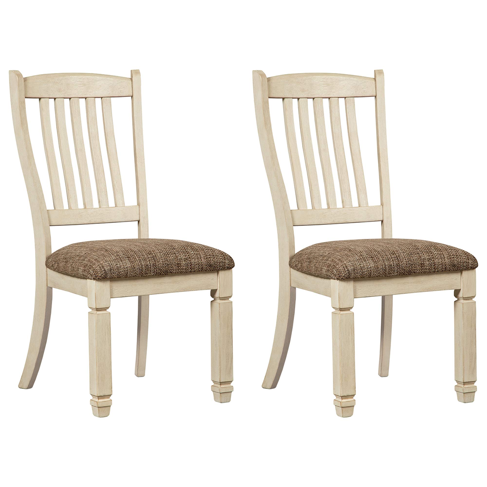 Signature Design by Ashley Bolanburg Counter Height Bar Stool Set of 2, Two-tone