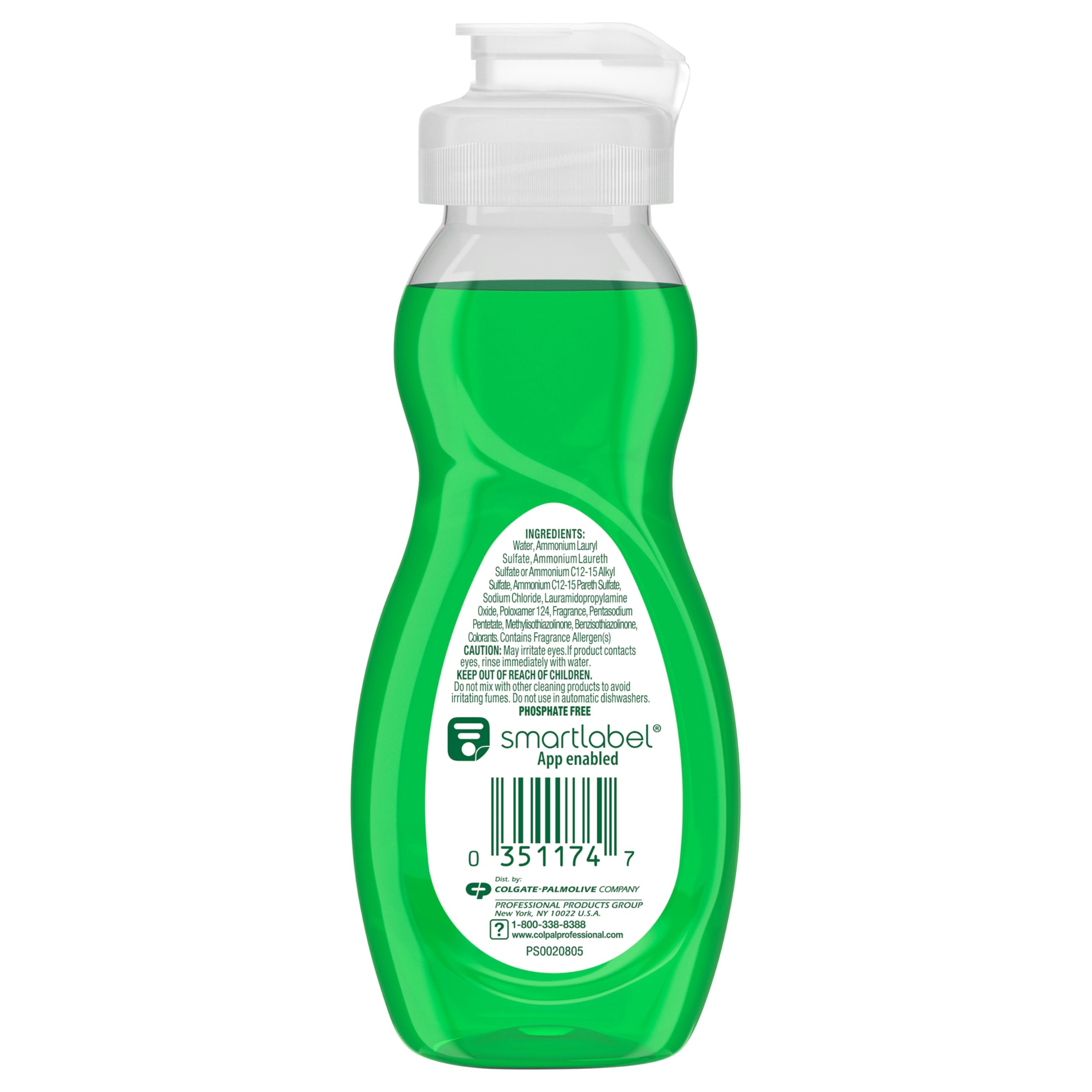 PALMOLIVE Dishwashing Liquid, Travel Dish Soap, Original Scent, Green, 3 Fluid Ounce Bottle (Case of 72) - Total of 216 Fluid Ounces - Dishwashing Liquid - Kitchen Soap & Cleaning Supplies