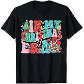 in My Christmas Era Retro Groovy Christmas Holiday Xmas Tee T-Shirt