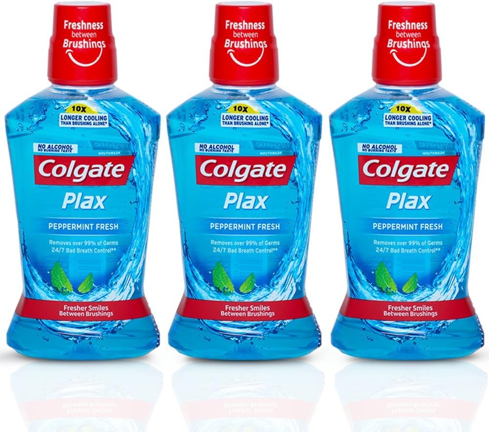 Colgate Plax Pepper Mint Mouthwash - 250 ml (Buy 2 Get 1 Free)