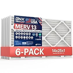 BNX TruFilter 14x25x1 Air Filter MERV 13