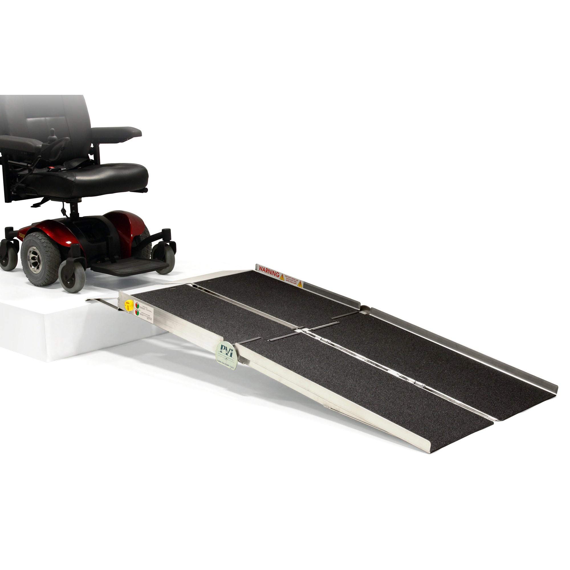 Prairie View Industries Portable MultiFold Reach Wheelchair Ramp, 36