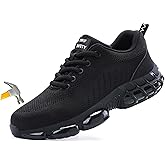 OWIF Steel Toe Work Shoes for Men Women Comfortable Lightweight Safety Composite Toe Construction Walking Shoe