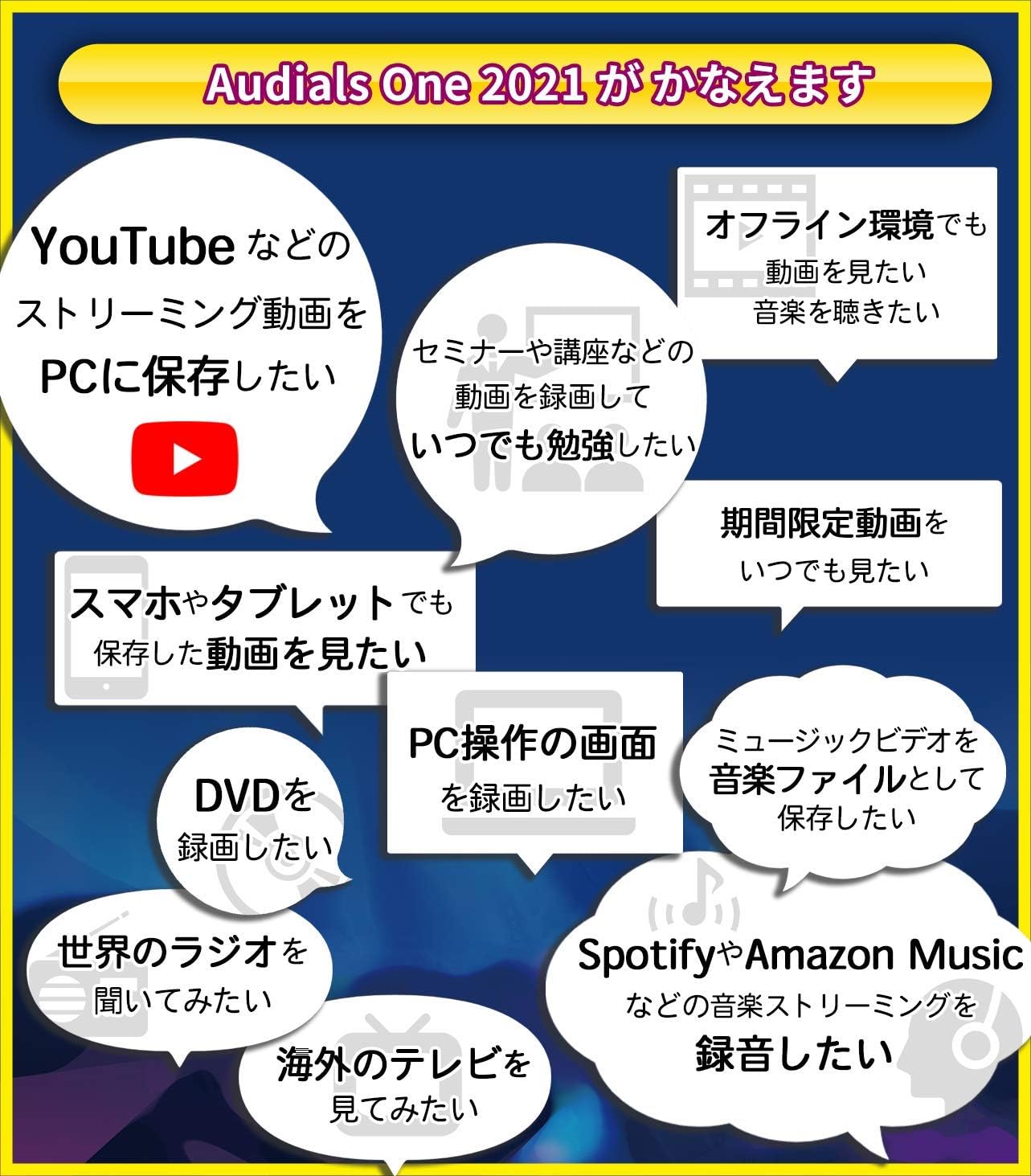 Amazon Audials One 21 Pcソフト Pcソフト