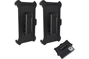 2pcs Replacement Belt Clip Holster Compatible with OtterBox Defender Series Case for Apple iPhone 17, Secure Fit and Durable 