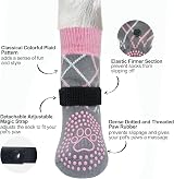 BEAUTYZOO Dog Socks Anti-Slip Paw Protectors 3 Pairs Medium view 6