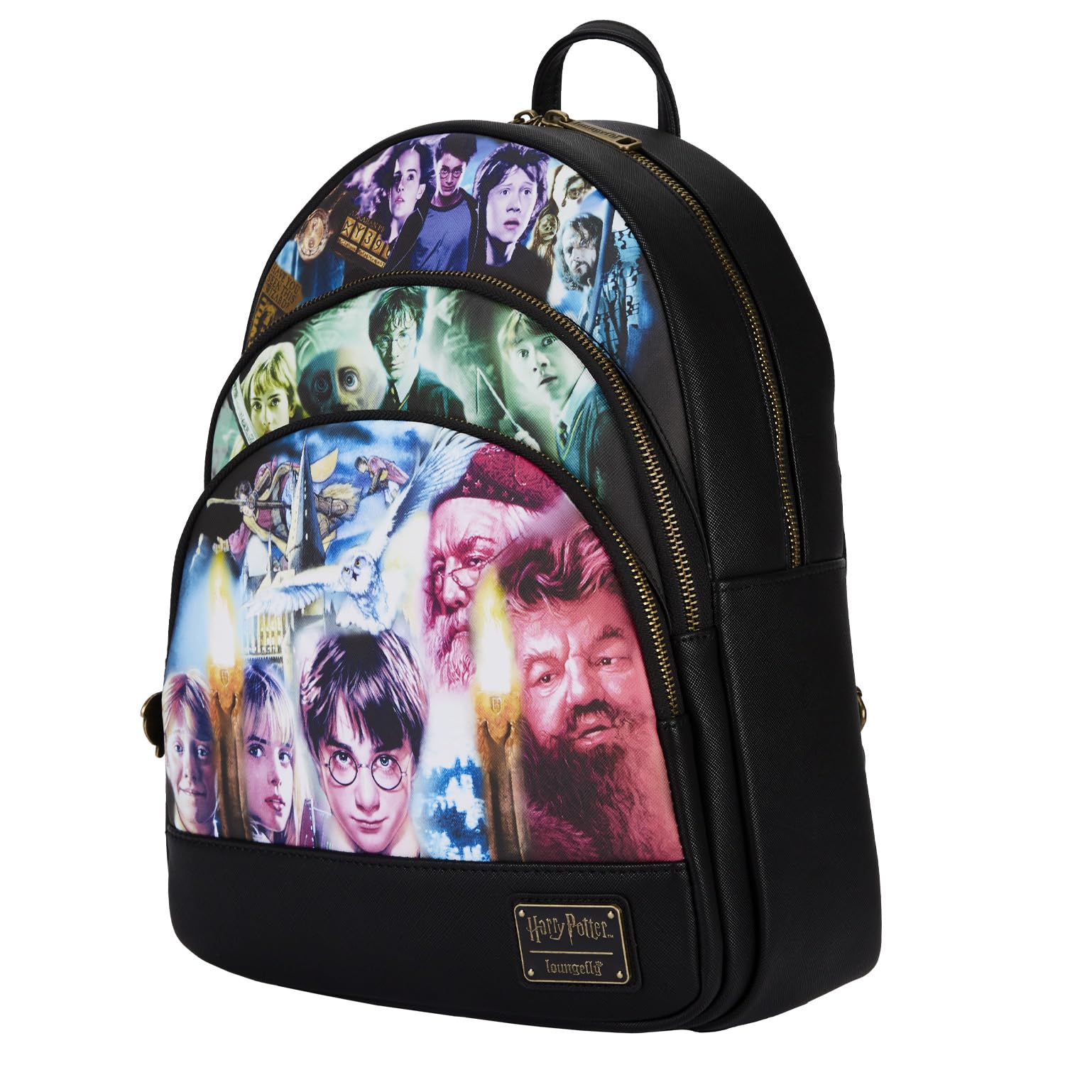 Loungefly Harry Potter Trilogy Triple Pocket MINI Backpack