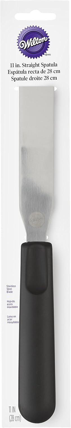Wilton 409-7715 Straight Icing Palette Knife, 28cm (11in), Straight Cake Spatula, Black, Straight 11in - Image 3