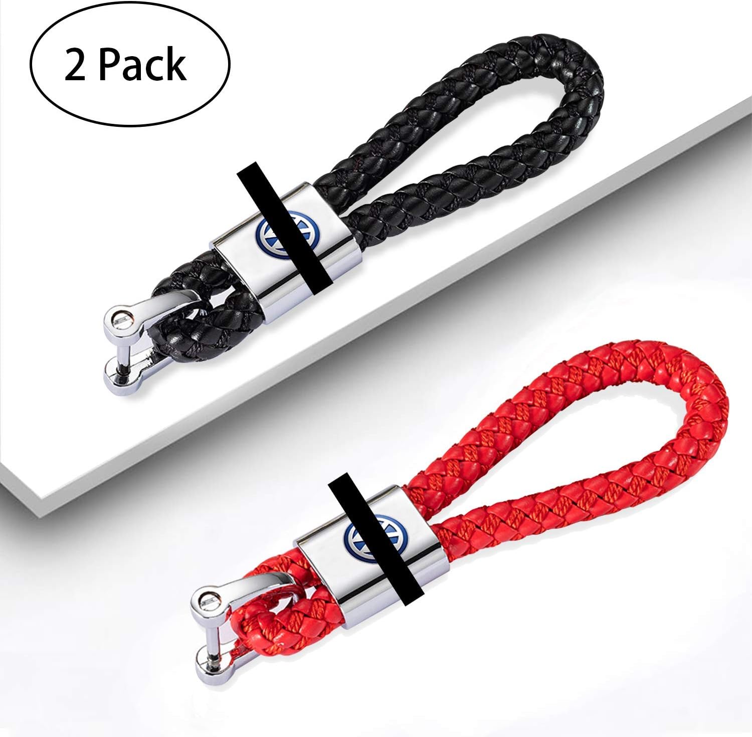 Mycaron Leather Car Keychain as Auto Accessories Key Chains & Keyrings for Men and Women