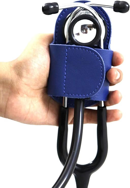Pure Leather Hip Clip Stethoscope Holder Light, Universal Fit, Durable