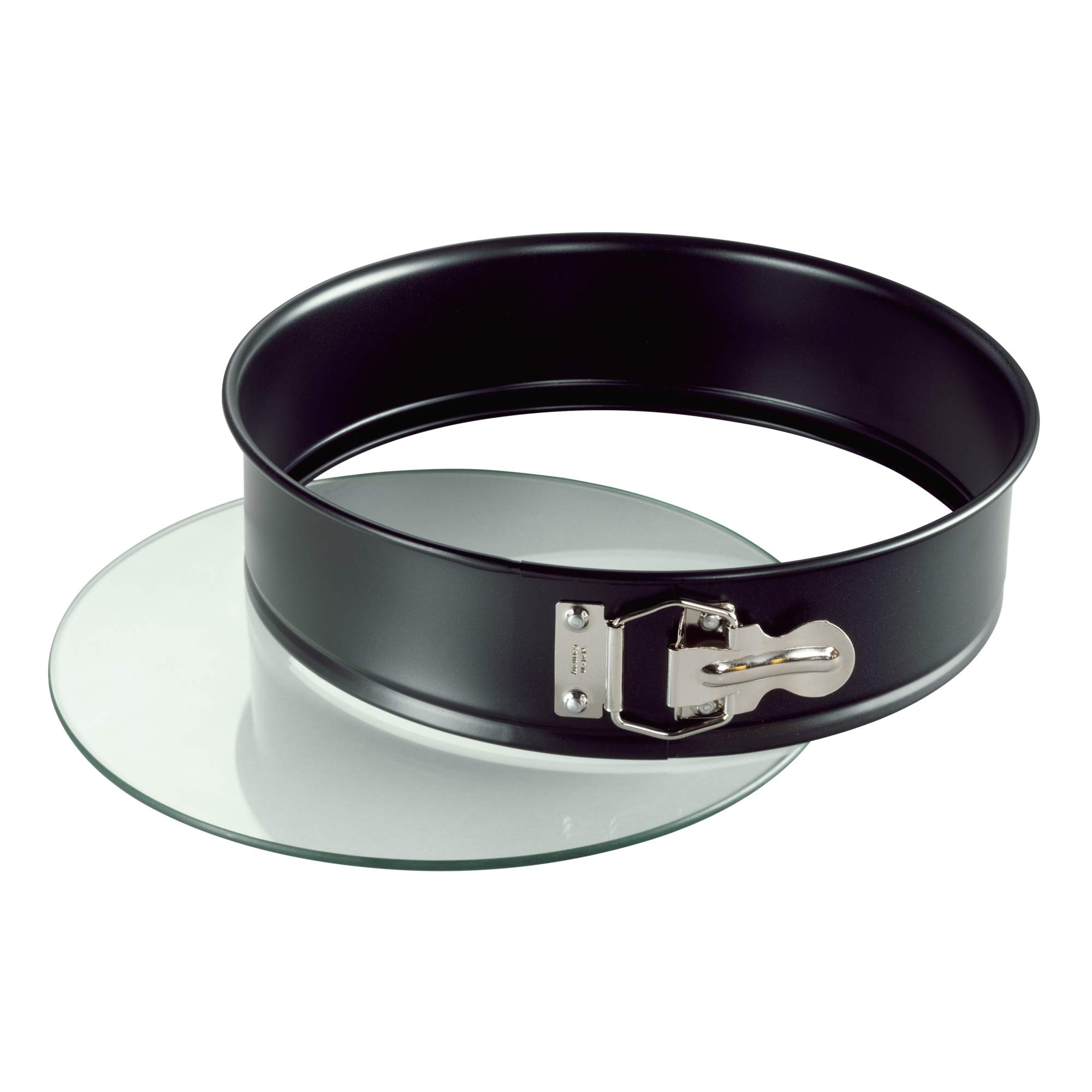 WMF Glass Bottom Springform Pan Crystal Good Non-Stick Coating Scratch-Resistant Glass Base Ready to Serve, 28 cm