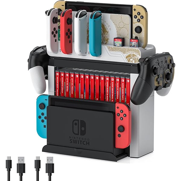 Amazon.com: Dobe TNS-2113 Switch Games Organizer Holder and