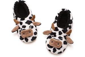 The Metluks Cute Animal House Slippers, Warm Fuzzy Slipper Socks with Grippers Non Slip, Cozy Funny Gifts