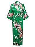 Swhiteme Women's Kimono Robe, Long, One