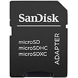 Digital Media Source MicroSD and MicroSDHC to SD Adapter for Smartphones - Non-Retail Packaging - Black