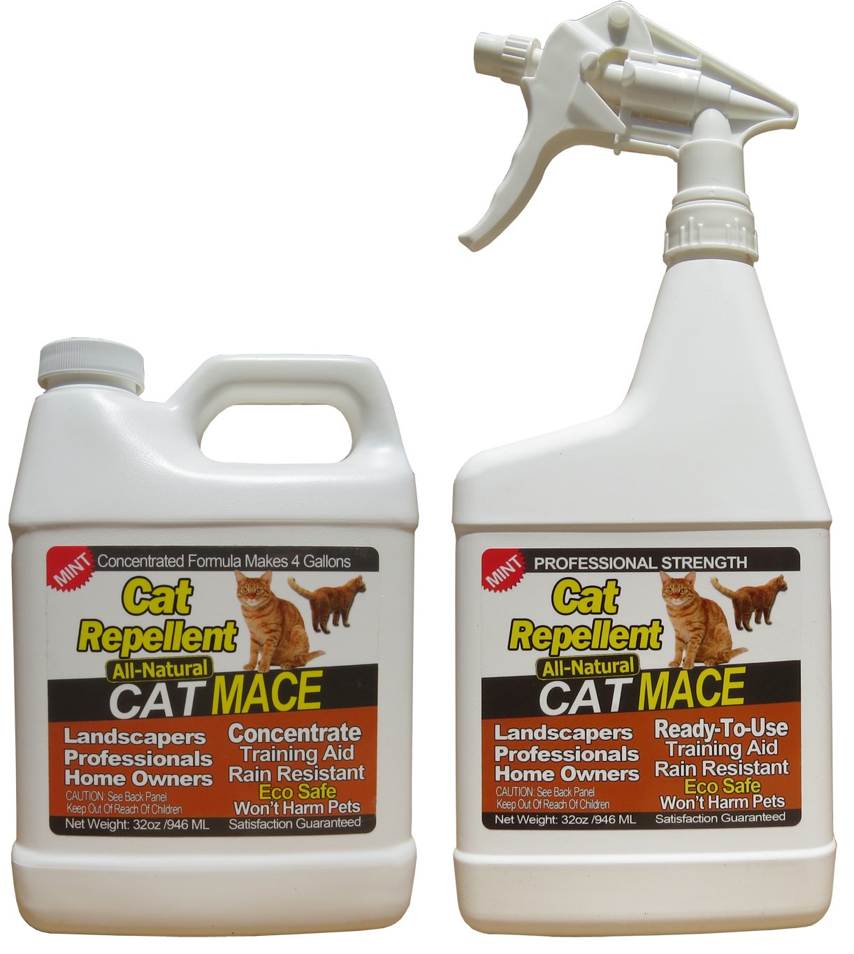 Nature's MACE Cat Repellent 32oz ReadytoUse, Plus 32oz Concentrate eBay