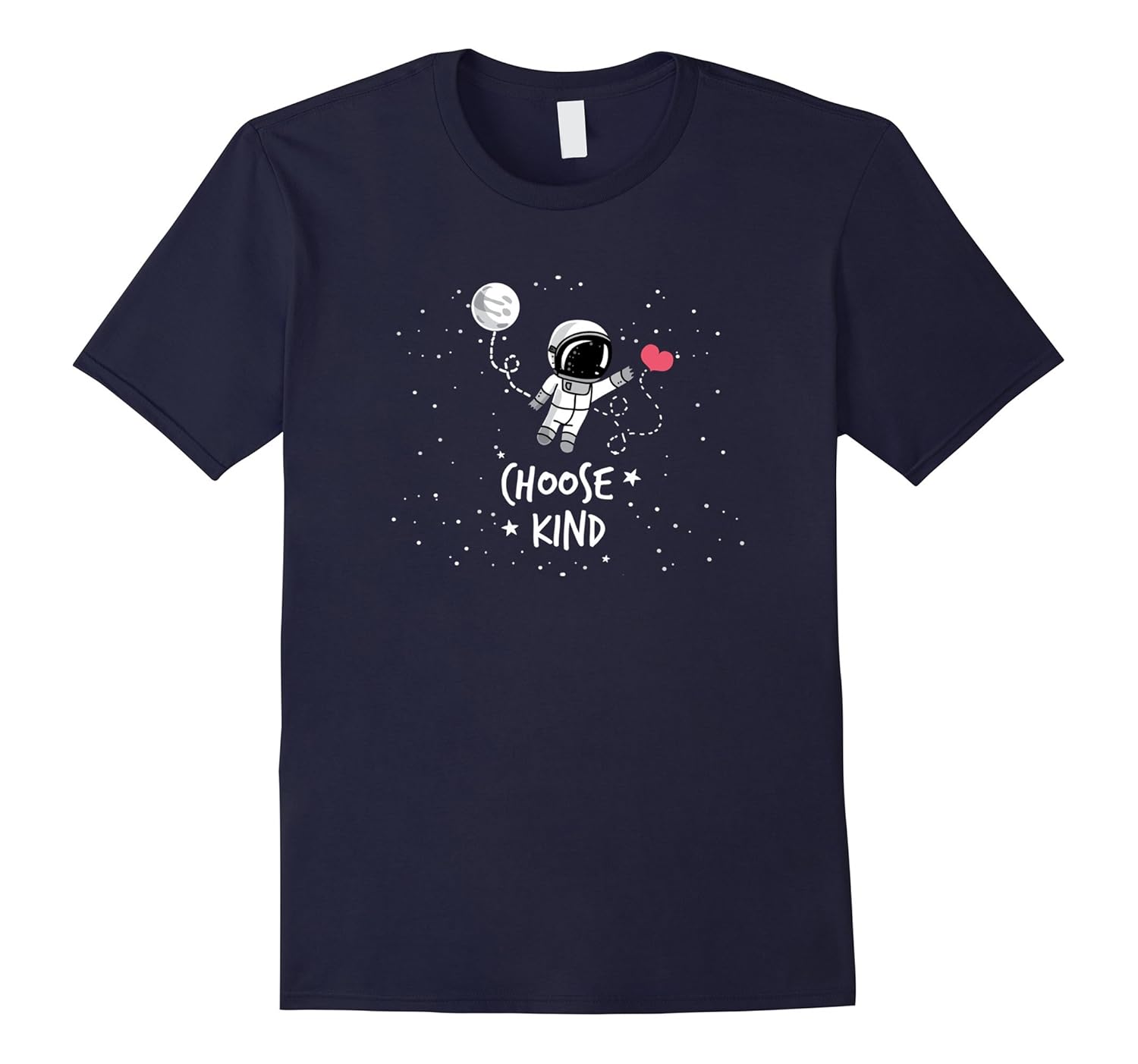 Choose Kind Shirt Wonder Anti-Bullying Astronaut Journal-Rose