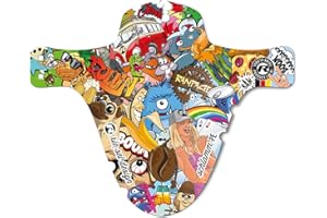 RIE:SEL DESIGN Riesel Design - Front Bike Fender for Face and Suspension Fork Protection - Secure Fit, for Enduro, Trail, All Mountain, Cross Country, Freeride, Downhill or E-MTB - Schlamm:PE