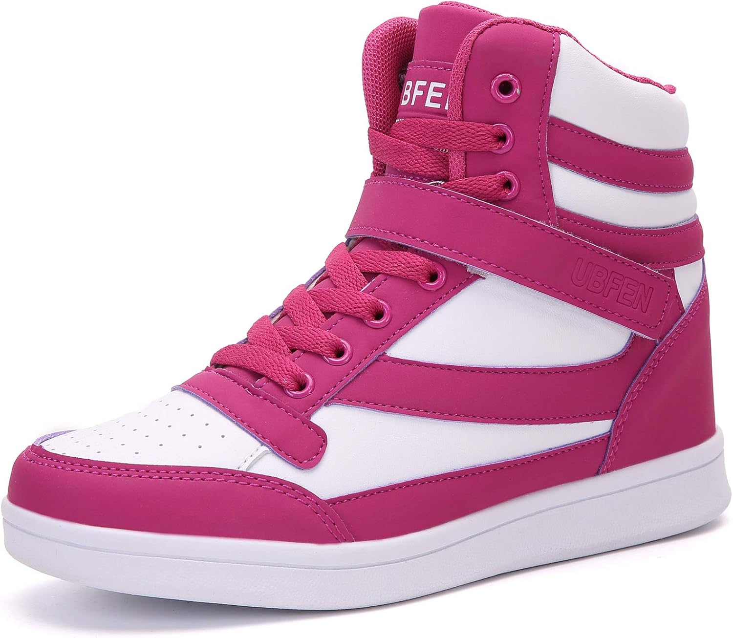 UBFEN Women's Shoes Hidden Wedges 5.5cm Fashion Sneakers Ankle Boots