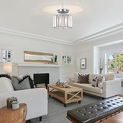 BUXVRCS Semi Flush Mount Ceiling Light, Modern