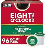 Eight O'Clock Coffee The Original Decaf, Single-Serve K-Cup Pods, Medium Roast, 96 Count