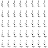 Ruwado 50 Pcs Mermaid Charms Metal 2 x 0.8 cm Cute Ocean Sealife Pendants Supplies for DIY Jewelry Making Necklace Bracelet Earring Keychain Accessories