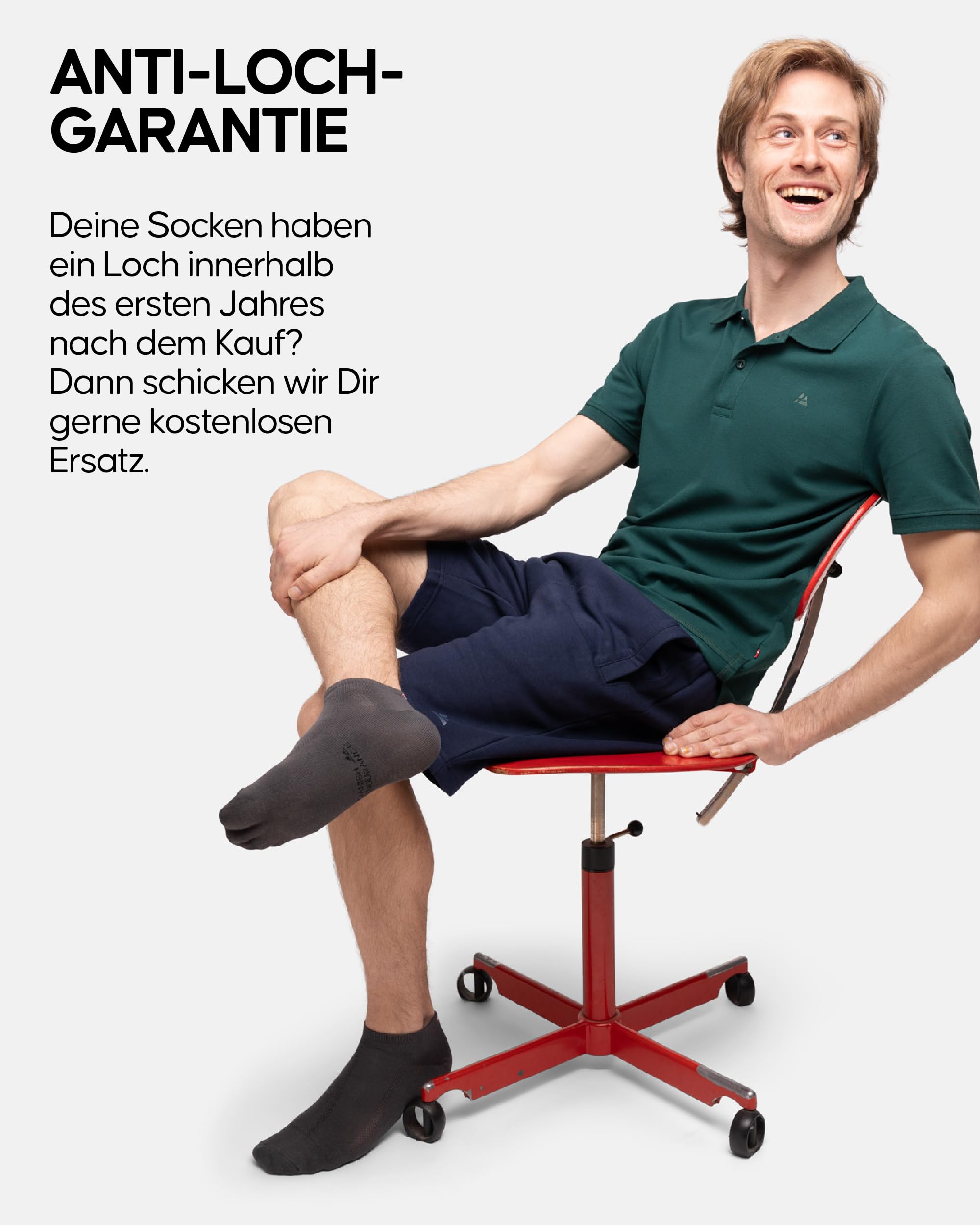 DANISH ENDURANCE 6 Paar Bambus Sneaker-Socken, Kurze Sommer Bambus Socken, Halbsocken, Damen & Herren, Schwarz, 39-42 4