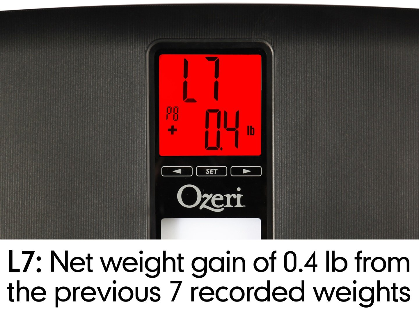 Ozeri ZB20 WeightMaster II 440 lbs Digital Bath Scale with BMI and Weight Change Detection, Black